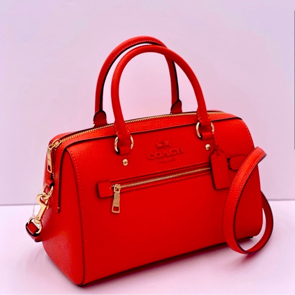 Red Coach Purse never used